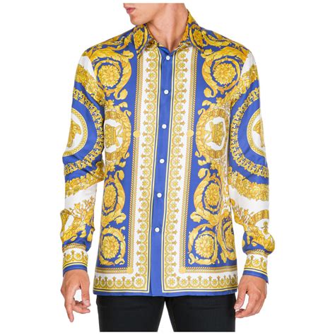 versace long shirt|1st copy Versace shirt men.